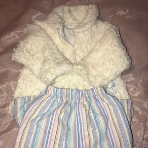 Baby girl outfit - jacket and pants